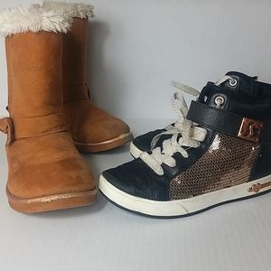 T) sketchers and boots